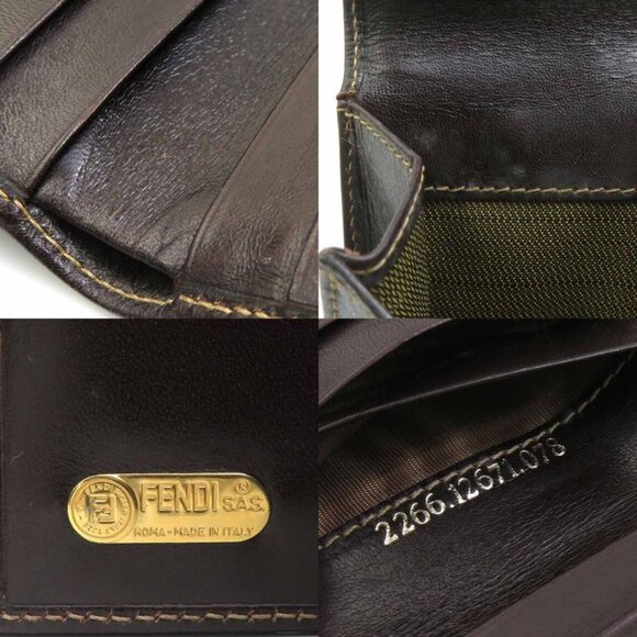 小物 FENDI Zucca Bifold Wallet Fendi Bifold Wallet Zucca